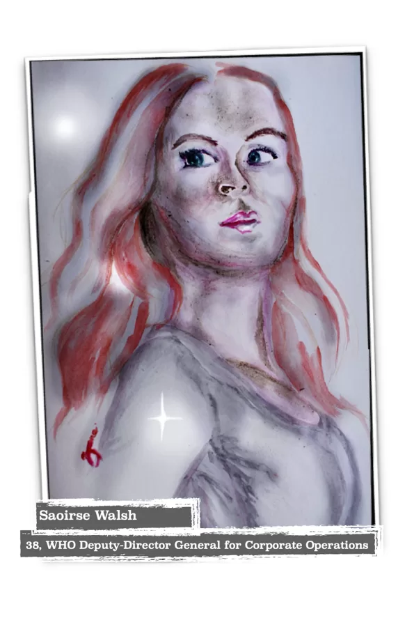 W.H.O.'s leader against COVID-19.  read what she does on page 28
